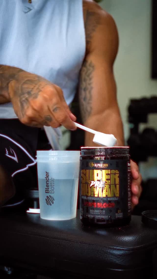 Instagram post by @matttralli5 for ALPHA LION. Caption reads: Off days don’t exist when discipline kicks in....