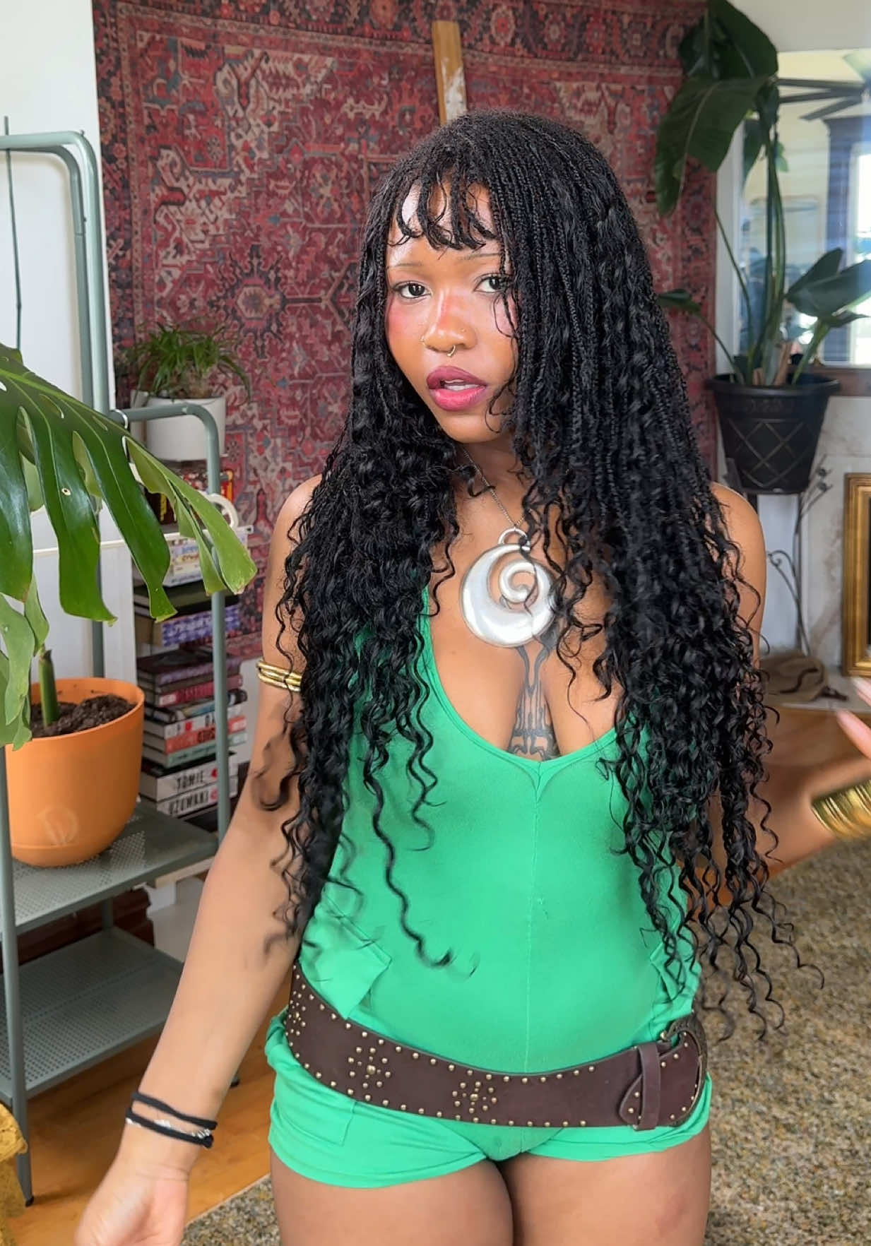 TikTok post by @pwiinny for Lashey Hair. Caption reads: [...] new hair unlocked 🙂‍↕️ thanks you @Lashey....