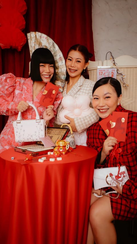 Instagram post by @oessella for ALDO Shoes. Caption reads: New year energy, elevated style. Celebrate Lunar....