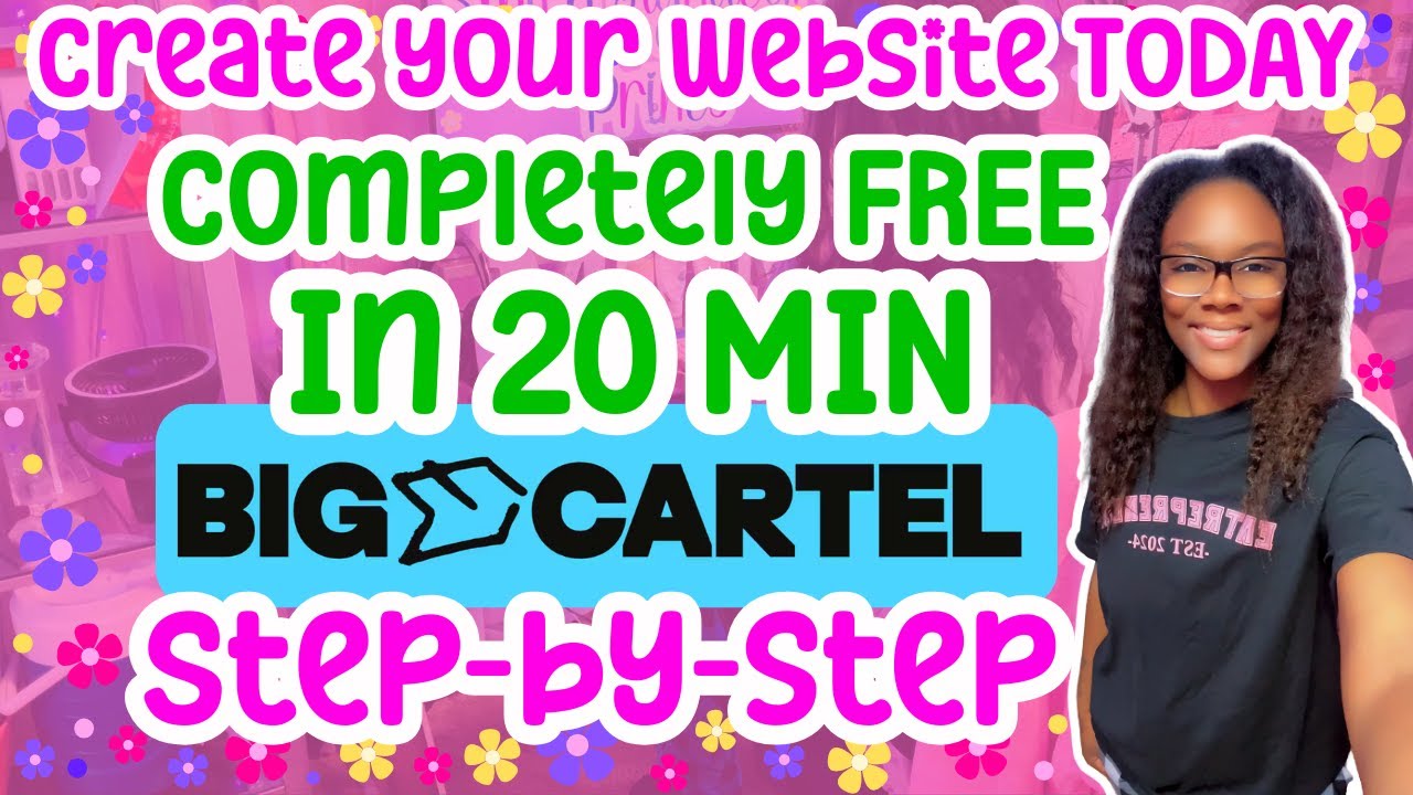 YouTube post by @SmithSignaturePrints for Sticker Mule. Caption reads: Start Selling Products Today With Big Cartel | How....