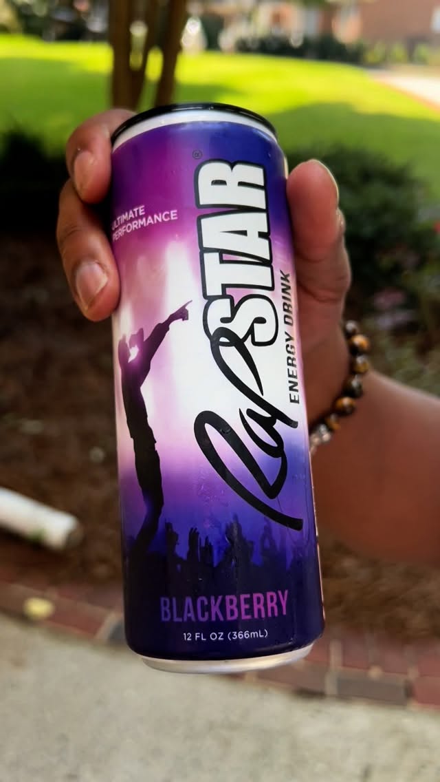 Instagram post by @justinkasephoto for Rapstar Energy. Caption reads: [...] Get your ultimate performance....