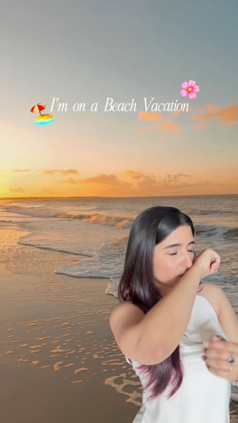 Instagram post by @_moretoishikaa_ for MCaffeine. Caption reads: [...] beach, I’ll bring the beach to me🏖️....