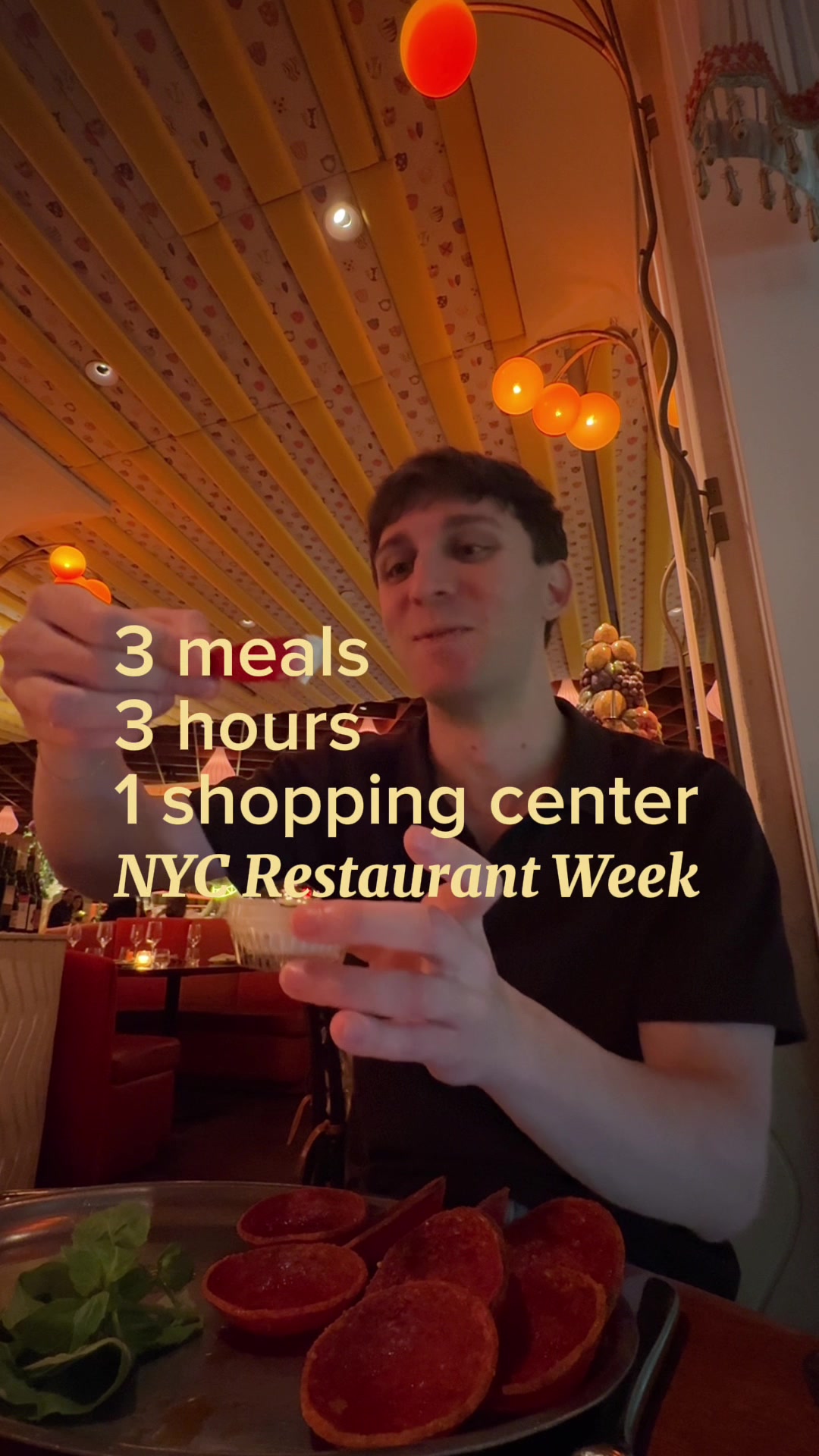 TikTok post by @mutammara for Momofuku. Caption reads: [...] gone. @The Shops at Columbus Circle....