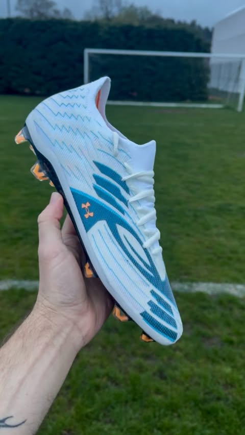 Instagram post by @realorfakeofficial for Under Armour. Caption reads: The @underarmour Shadow Elite 4 has arrived! The....