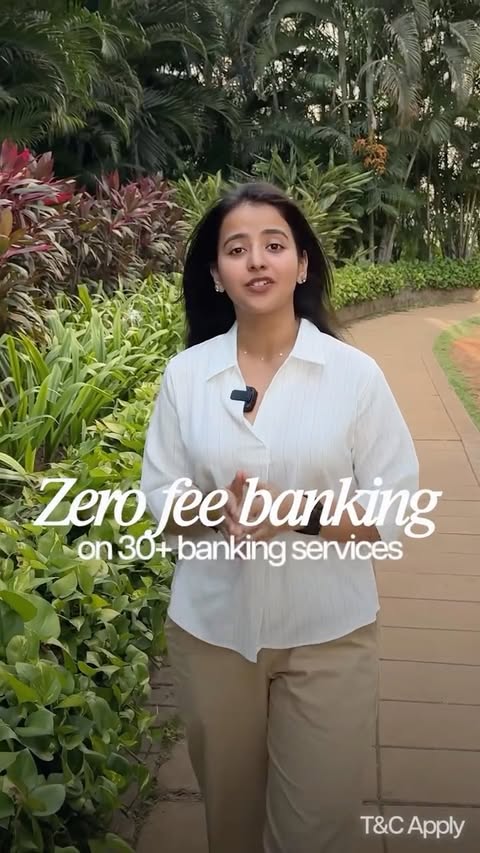 Instagram post by @ca_nandini19 for IDFC FIRST Bank. Caption reads: [...] actually earning you? 🤔 With IDFC FIRST....