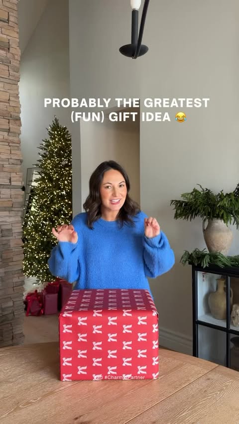 Instagram post by @chandlerisaac for Charmin. Caption reads: #CharminPartner #AD When the gift is perfect for....