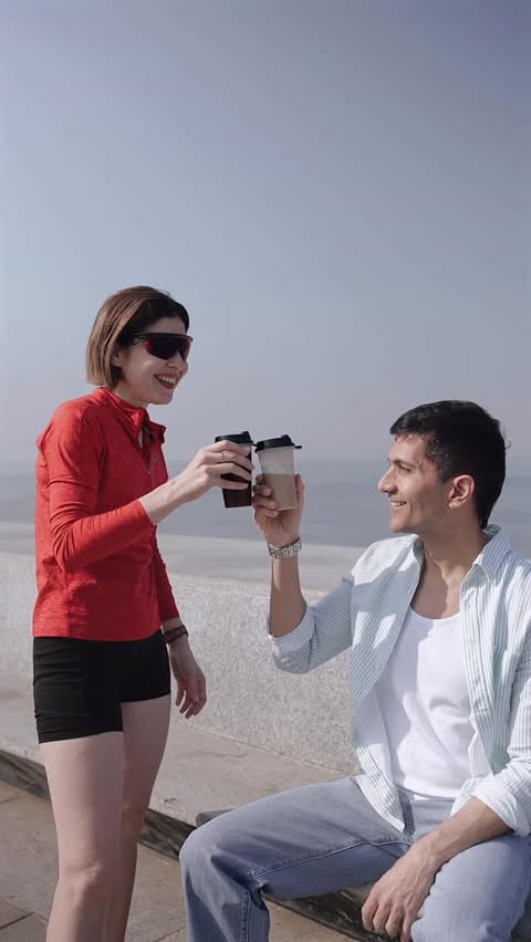 Instagram post by @sherryshroff for Zomato. Caption reads: [...] ? 

The new Healthy Mode feature on @zomato....