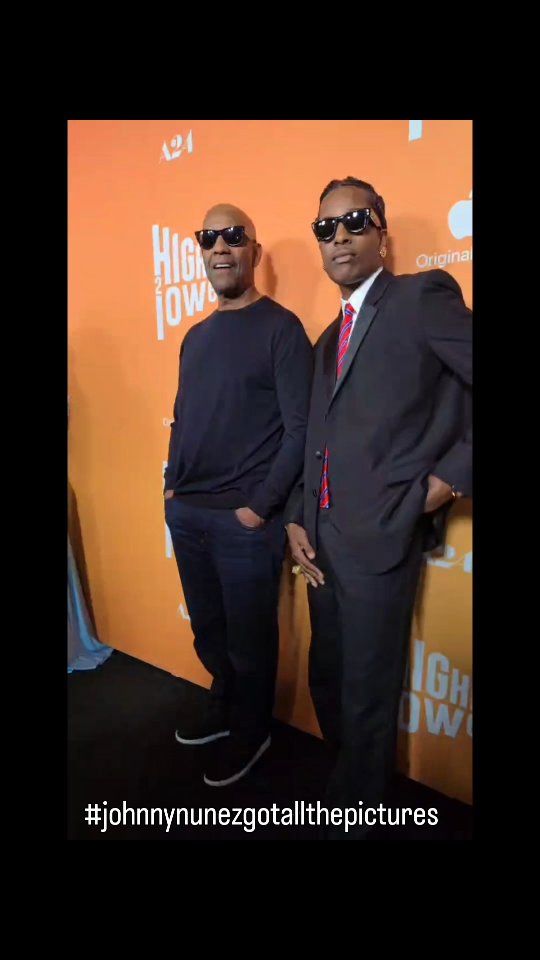 Instagram post by @johnnynunez for Ray-Ban. Caption reads: 🎬 Highest 2 Lowest" New York Premiere
 MUST SEE....