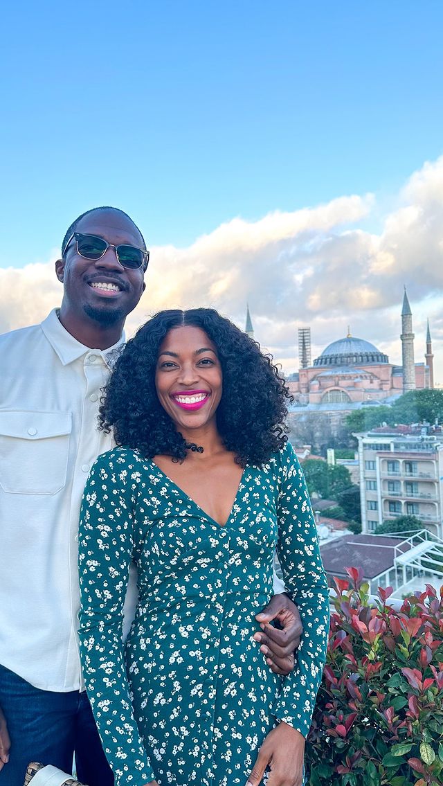 Instagram post by @thetravelingchild for Estenove. Caption reads: [...] to Istanbul so he could get one....