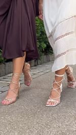 Instagram post by @babesontrend for Schutz. Caption reads: A moment for the heels 🤎 #inmyschutz....