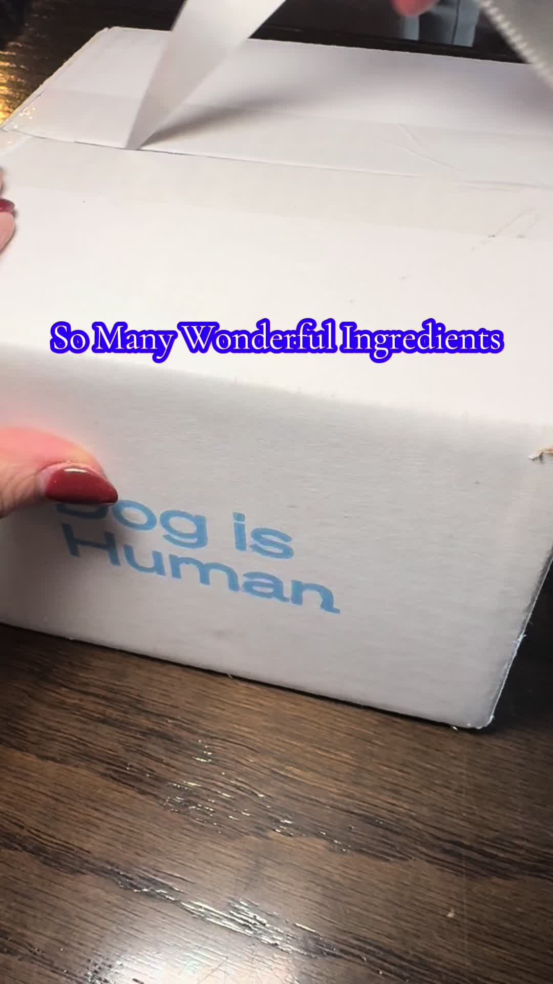 TikTok post by @lzachary0324 for Dog is Human. Caption reads: [...] reviews and grab them today @Dog is Human....