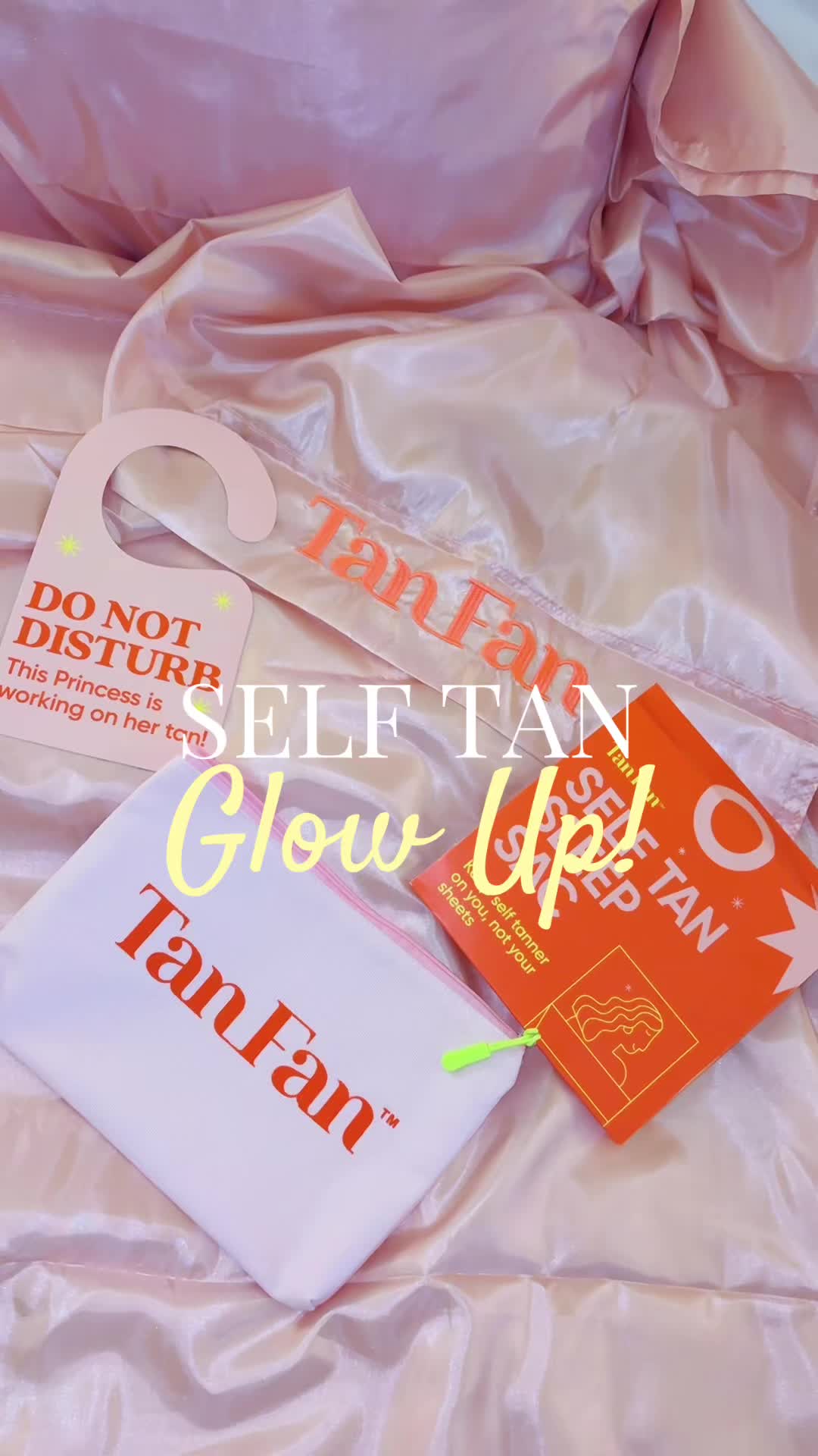 TikTok post by @isabelwoolslare for TAN FAN. Caption reads: [...] for 10% off!☀️ Thank you so much @TanFan 💕....