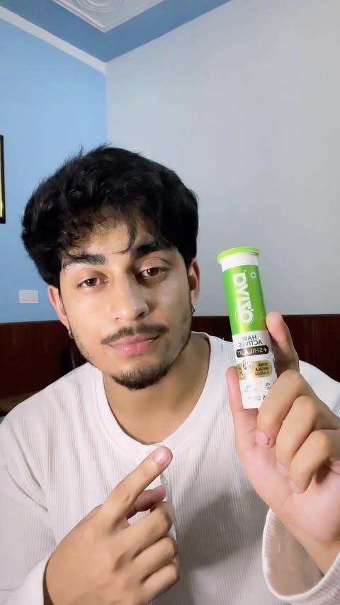 Instagram post by @suryxnsh11 for OZiva. Caption reads: [...] . . [ haircare , hair health , product ,....