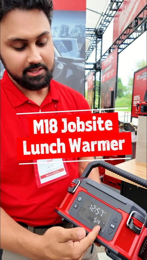 Instagram post by @the_ladyplumber for Milwaukee Tool. Caption reads: [...] enough to do the sed meal prep.....