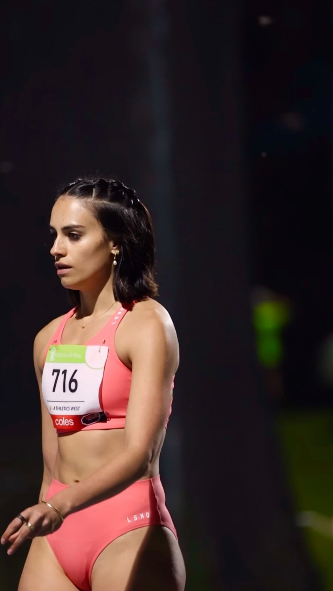 Instagram post by @imogen.russell for LSKD. Caption reads: [...] szn opened & I’m so pumped to be repping....