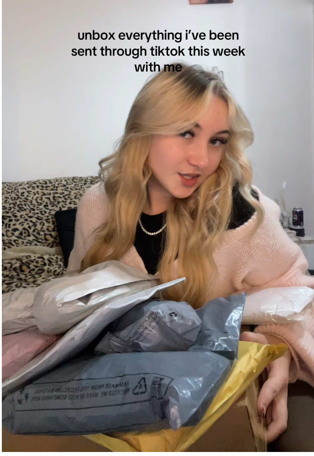 TikTok post by @itssocomplikatied for Rebellious Fashion. Caption reads: post that content girls. 📦 🎀 #pr #trending....