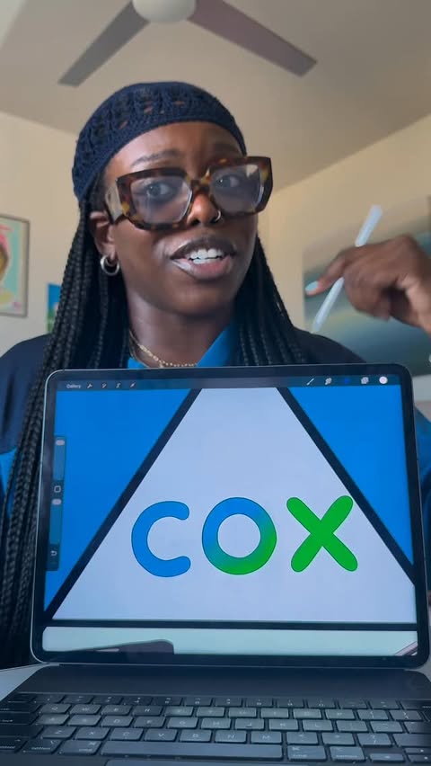 Instagram post by @sa.tomaa for Cox Communications. Caption reads: [...] I can trust to handle it all is....