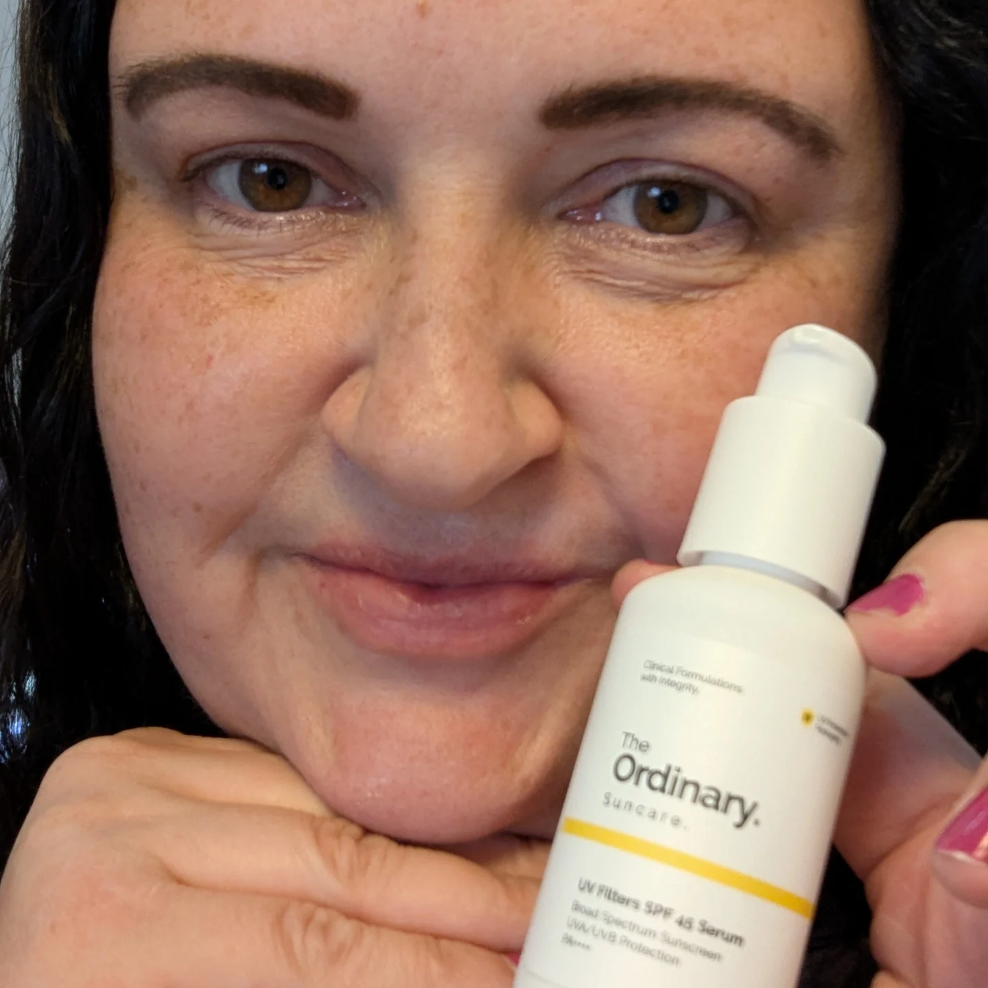 Instagram post by @jmeans77 for The Ordinary. Caption reads: #ad I have partnered with @theordinary to bring....
