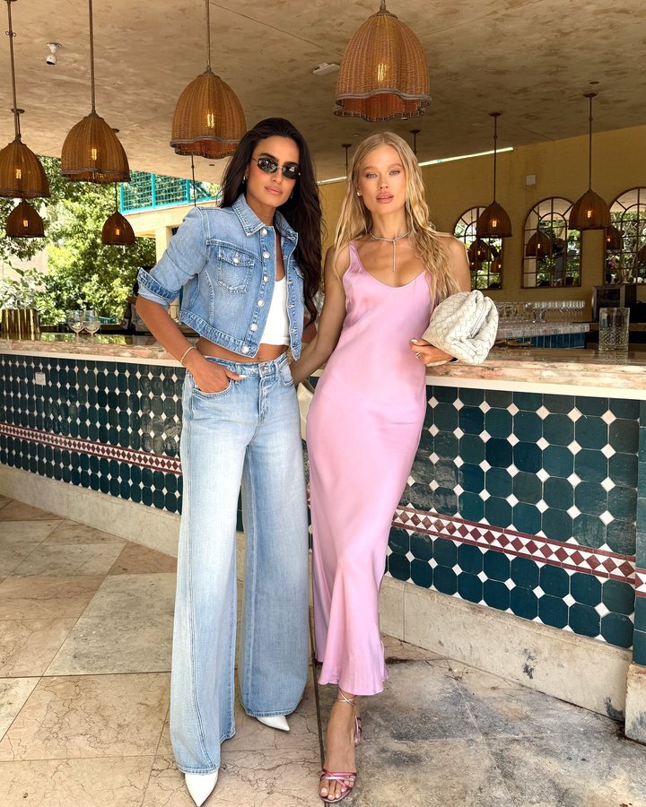 Instagram post by @vitasidorkina for L'AGENCE. Caption reads: Week full of @lagencefashion and inspiring souls....