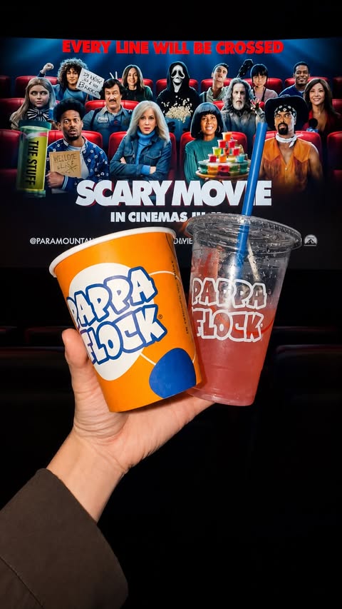 Instagram post by @paulpayasalad for Paramount Pictures. Caption reads: My face after the first sip should be a warning....