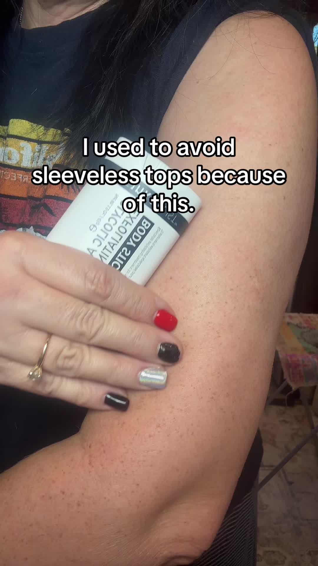 TikTok post by @kariellabeauty for Theinkeylist. Caption reads: @The INKEY List I thought it was just dry skin.....