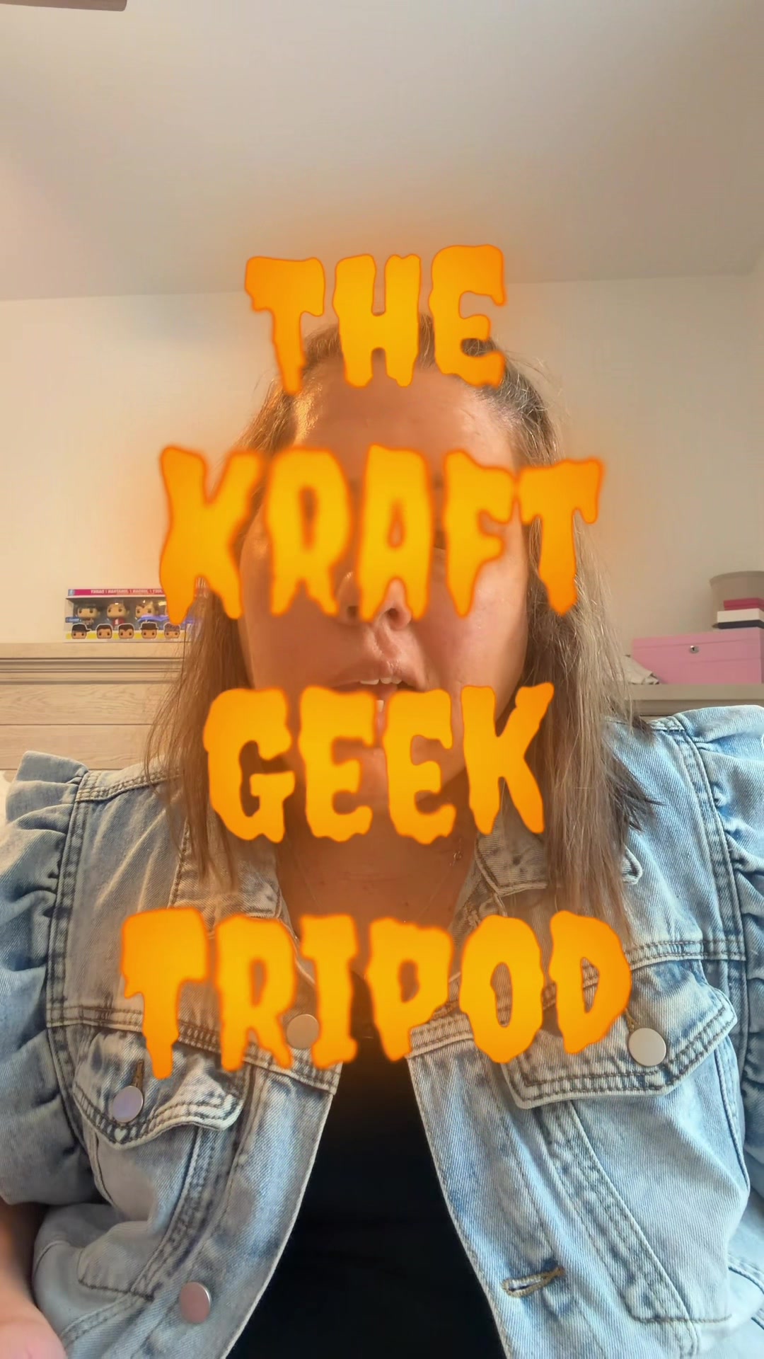 TikTok post by @nicholeadapts for KraftGeek. Caption reads: [...] tripod, use it anywhere and anytime!....