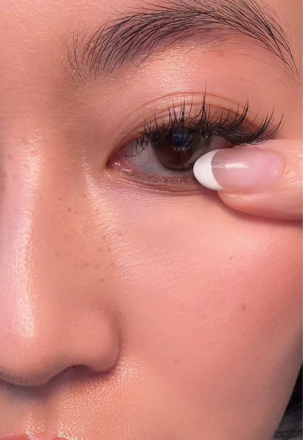 TikTok post by @dontphogetkim for Dimple Color. Caption reads: [...] #grwmroutine @Dimple Color.