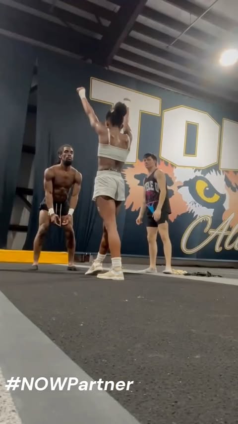 Instagram post by @tatiyahnadavis for NOW Foods. Caption reads: [...] feeling strong is always a priority.....