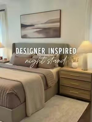 TikTok post by @simplywithjulia for SICOTAS. Caption reads: [...] #dresser #bedroommakeover #bedroominspo....