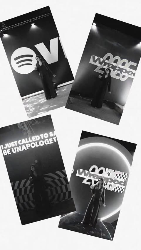 Instagram post by @maheenobaid for Spotify. Caption reads: This year, I’m loud about my music. My Spotify....