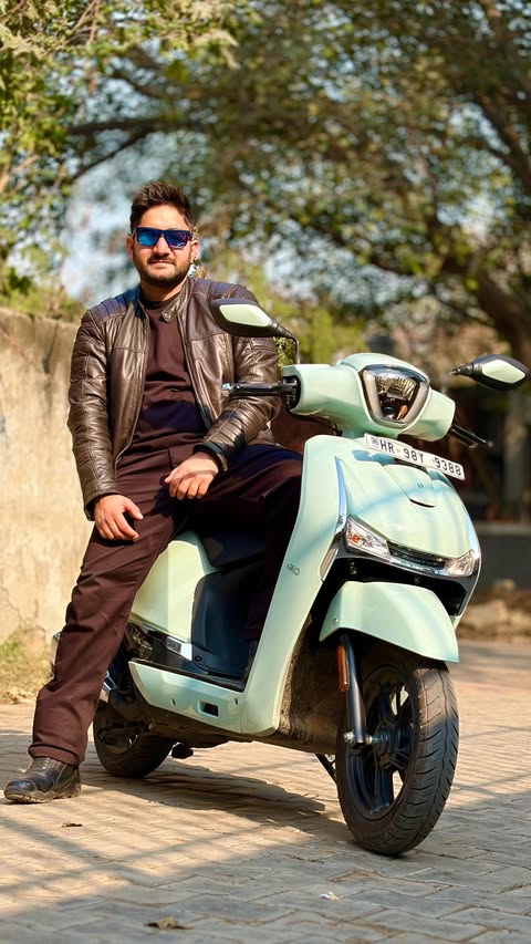 Instagram post by @k2kmotovlogs for Hero MotoCorp. Caption reads: [...] #NewDestini110 #HeroMotoCorp @heromotocorp.