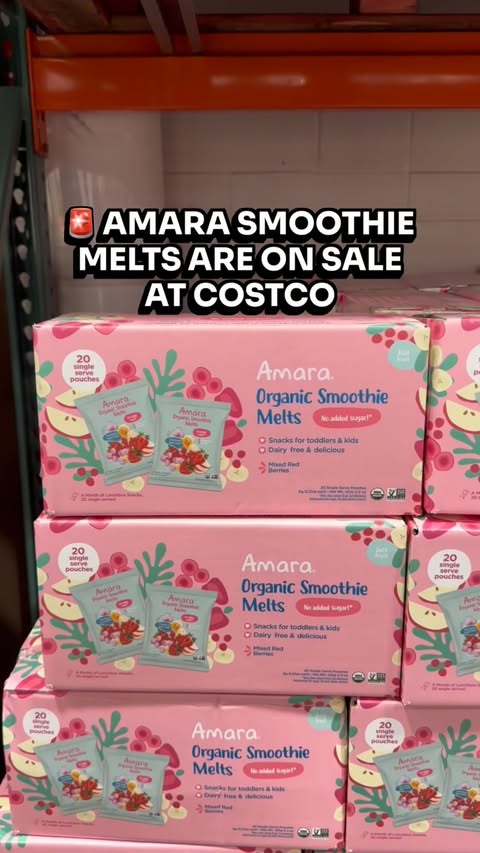 Instagram post by @costcobuys for Amara Organic Foods. Caption reads: [...] and stock up before it ends! #ad....