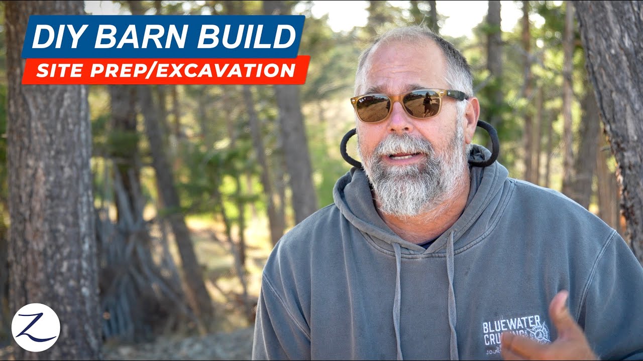 YouTube post by @SailingZatara for Motion Array. Caption reads: It's MY LAND! (I'll do what I want) DIY Barn Build....