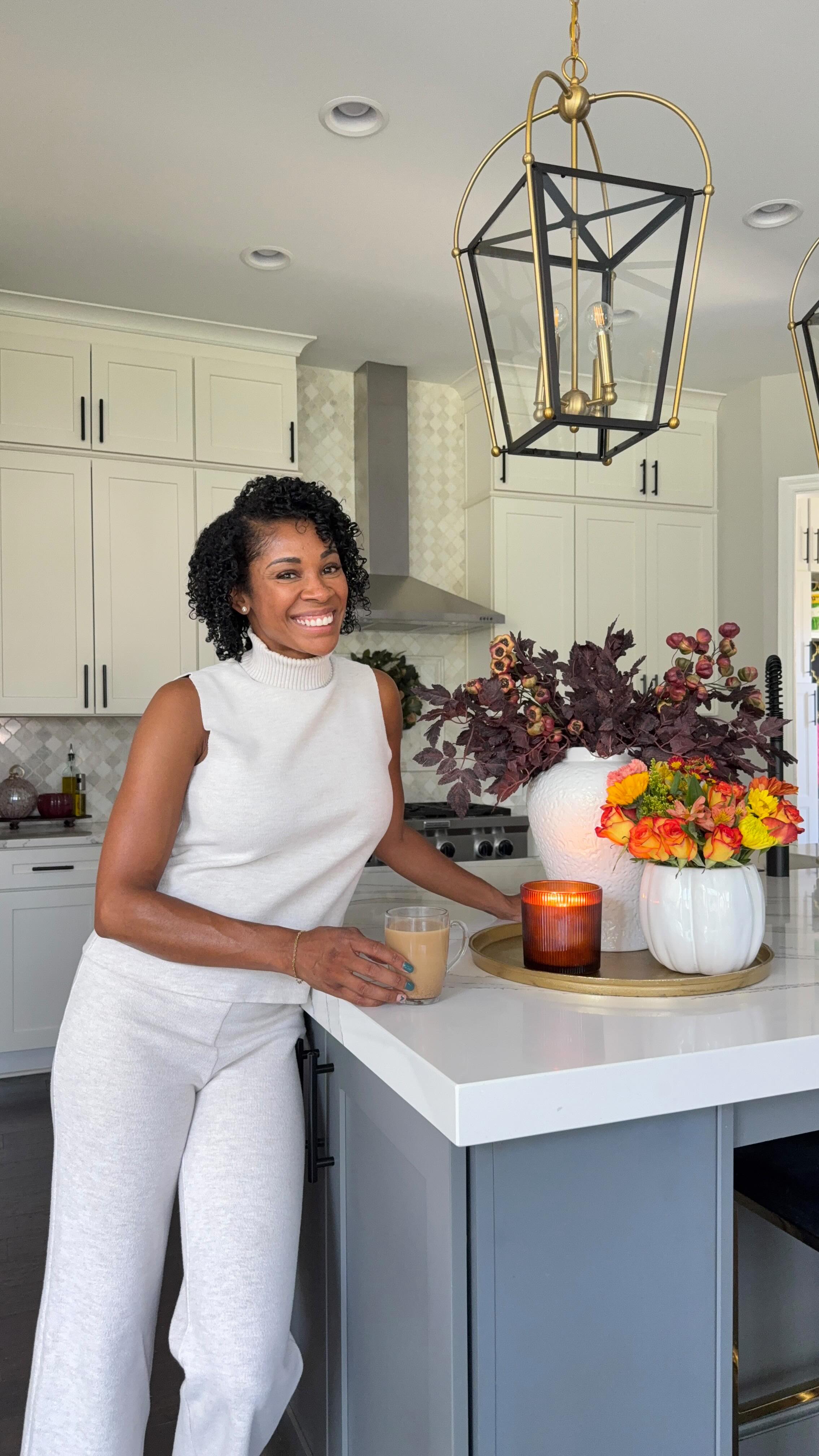 Instagram post by @alexanderreneedesign for Shipt. Caption reads: Fall is busy enough—making your home cozy....