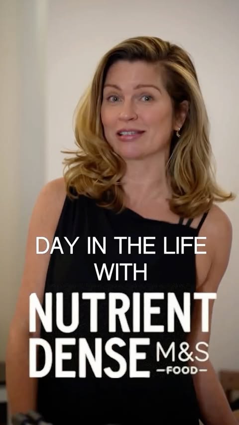 Instagram post by @gabrielapeacock for Marks and Spencer. Caption reads: As a nutritionist, I’m always looking for food....