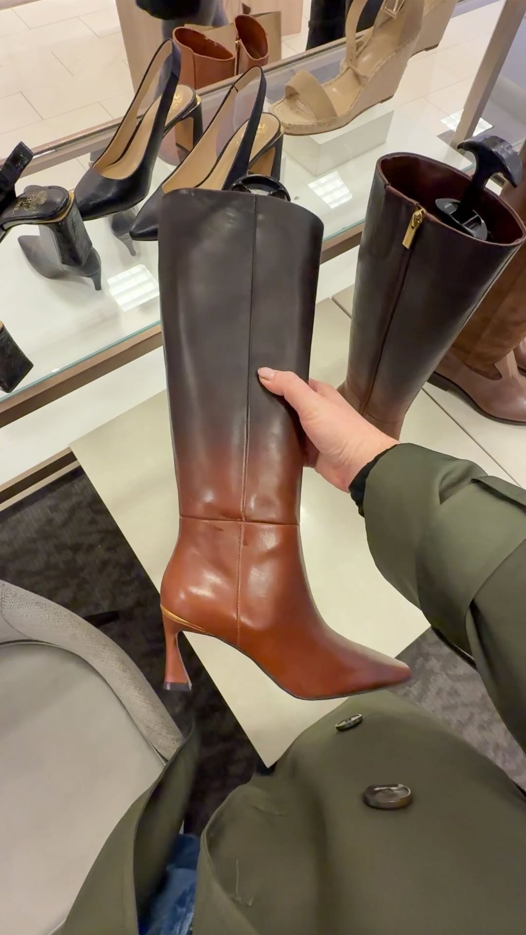 Instagram post by @carewithkate for The Bay. Caption reads: I need to hurry up and film a few more before the....