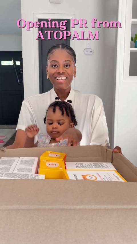 Instagram post by @healing_monet for ATOPALM. Caption reads: Thank you so much!! @atopalm_official ❤️ #PR....