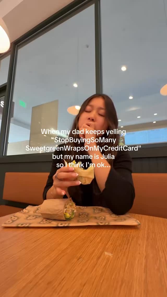 Instagram post by @_juliabedell for sweetgreen. Caption reads: #Sweetgreen_Partner @sweetgreen This is simply an....