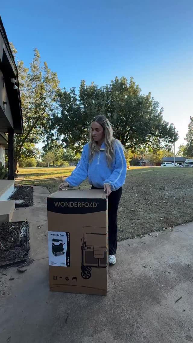 Instagram post by @brenden__cook for WonderFold. Caption reads: [...] out on a wagon, this is your time!....