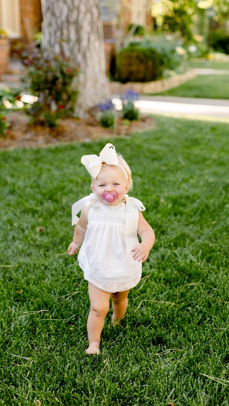 Instagram post by @lynleeposton for Enfamil. Caption reads: #ad Margot is 18 months now, which has been the....