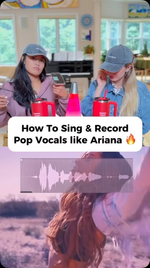Instagram post by @valeriia_vocalcoach for BandLab. Caption reads: [...] vocal breaks — then made it POP with a....