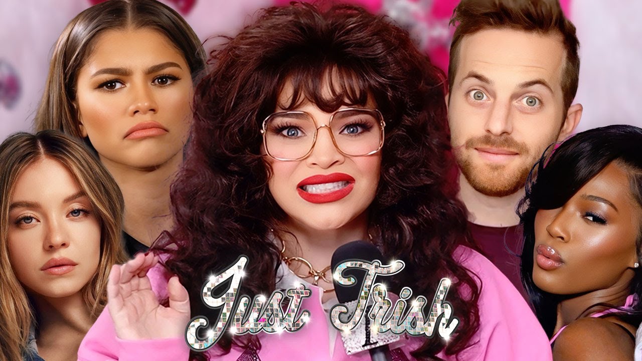 YouTube post by @justtrishpodcast for OLIPOP. Caption reads: [...] TICKETS!💖🪩 💖🪩THANK YOU TO OLIPOP FOR....