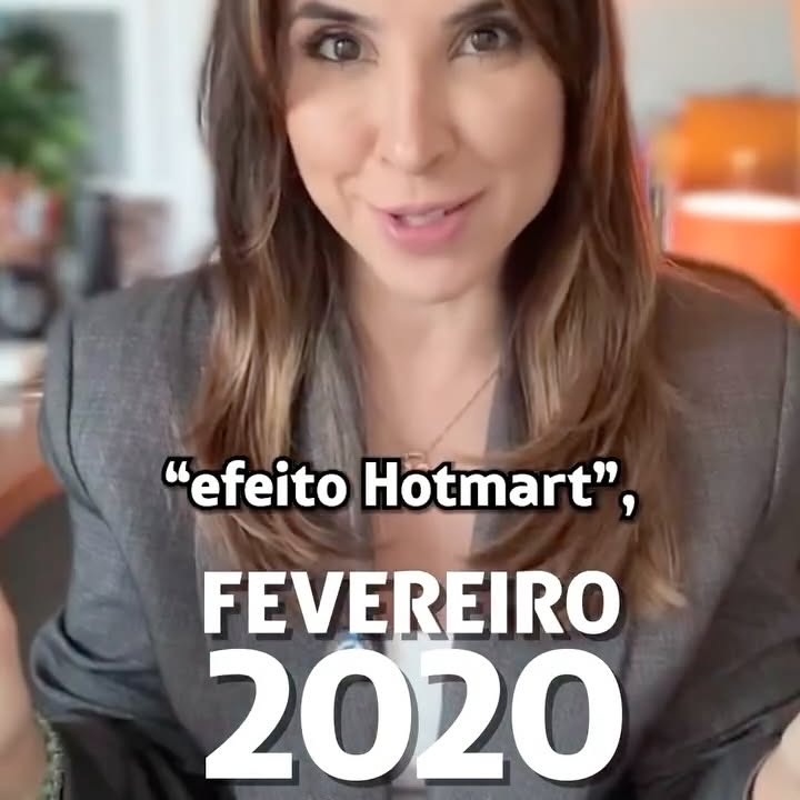 Instagram post by @carinafragozo for Hotmart. Caption reads: Fui convidada pela @hotmart para compartilhar....