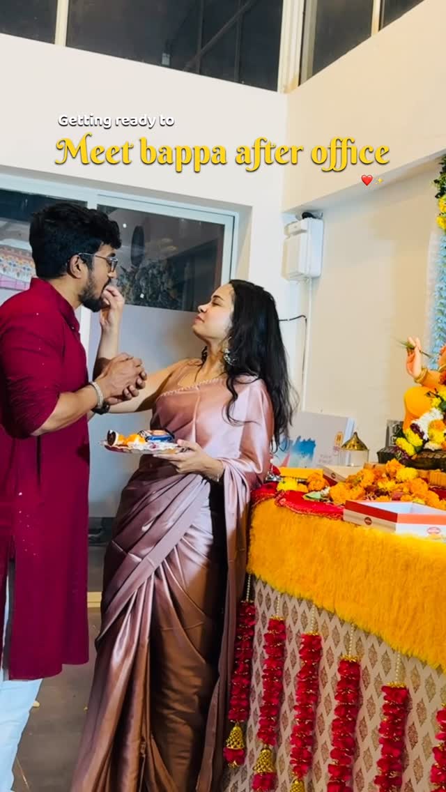 Instagram post by @inseparable_journey for Farmley. Caption reads: Best time of the year❤️✨ ganpati bappa....