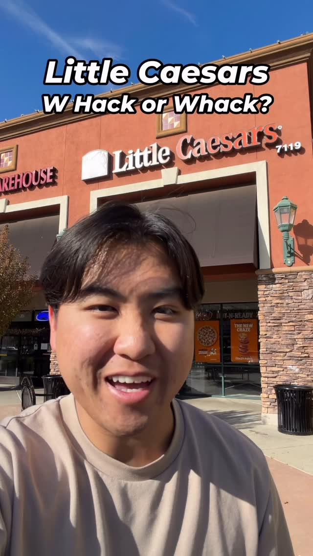 Instagram post by @andersonnguyen1 for Little Caesars. Caption reads: I Tried Every Unpopular Little Caesars Item....