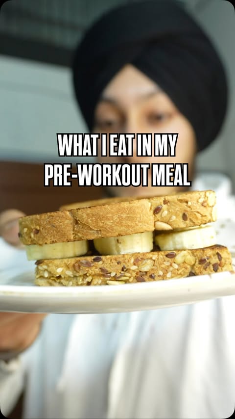 Instagram post by @ravneet_fit for MuscleBlaze. Caption reads: [...] like MB Performance Whey @muscleblaze....