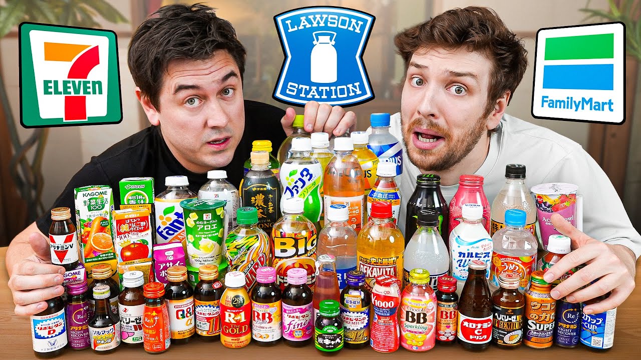YouTube post by @CDawgVA for Fiverr. Caption reads: I Tried Every Drink in Japan.
