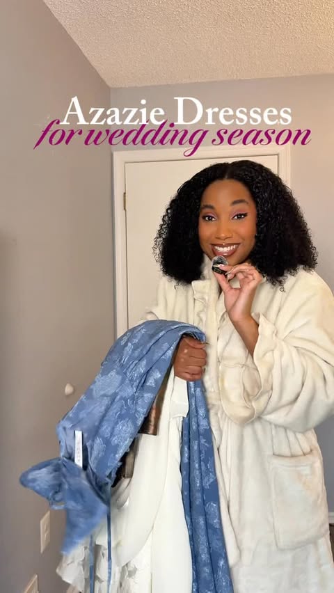 Instagram post by @lifeoflesia for Azazie. Caption reads: [...] Are we trying see more of these?!....