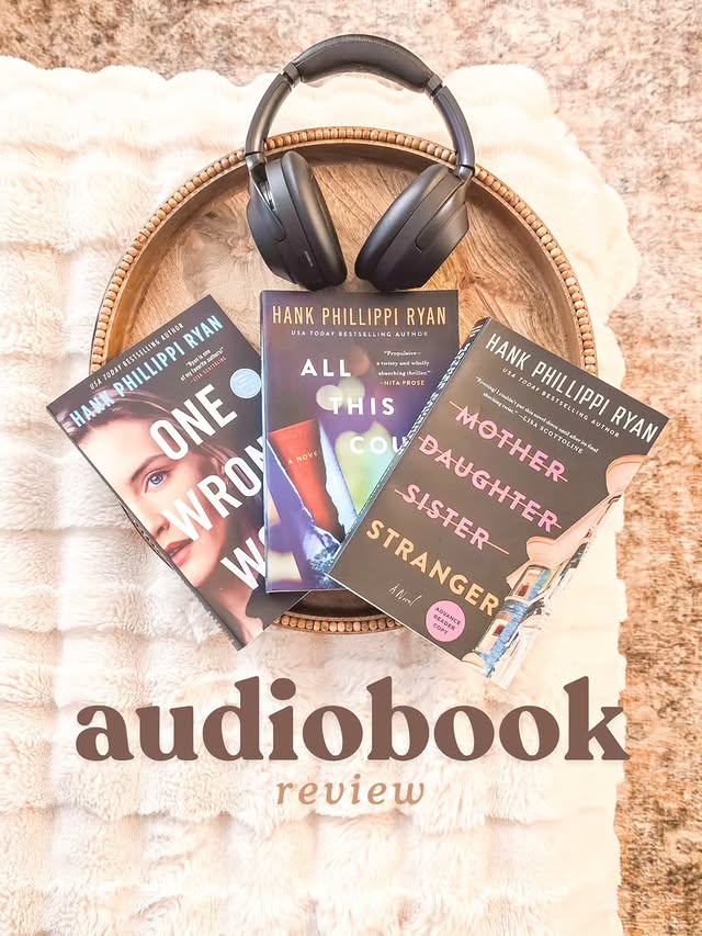 Instagram post by @reading.is.your.destiny for Minotaur Books. Caption reads: 🎧 📖AUDIOBOOK REVIEW📖 🎧 ⭐⭐⭐⭐ 🥰 Thank you so....