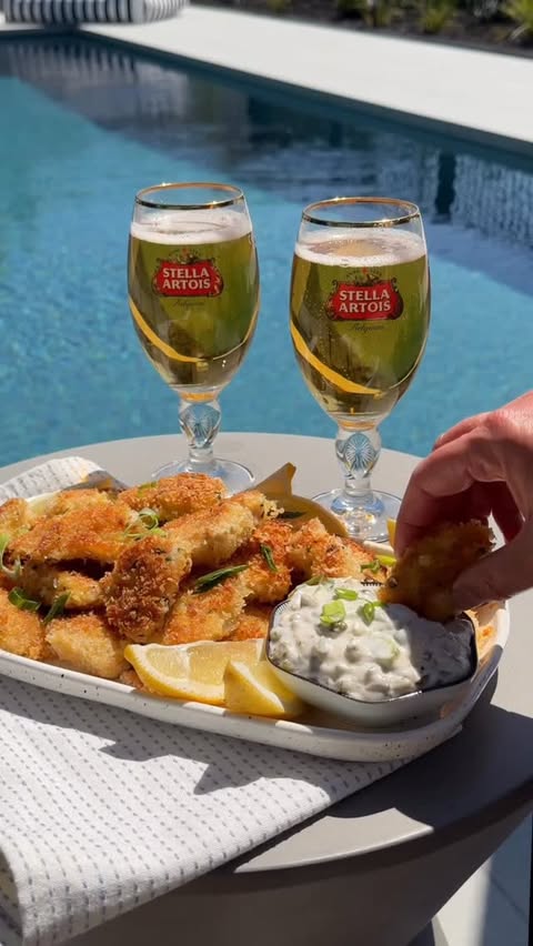 Instagram post by @vj_cooks for Stella Artois. Caption reads: I’ve teamed up with Stella Artois to share a....
